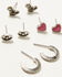 Image #4 - Shyanne Women's Western Inspired Stud Set, Pink, hi-res