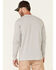 Image #4 - Hawx Men's Solid Light Gray Forge Long Sleeve Work Pocket T-Shirt, Light Grey, hi-res