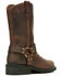 Image #2 - Harley Davidson Men's Hustin West Motorcycle Boots - Square Toe, Brown, hi-res