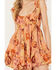Image #3 - Free People Women's Vernon Mini Dress, Orange, hi-res
