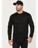 Image #1 - Hawx Men's Midweight Baselayer Crew Thermal Work Shirt, Black, hi-res