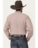 Image #4 - Cinch Men's Geo Print Long Sleeve Button-Down Western Shirt - Big , Burgundy, hi-res