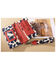 Image #2 - Wrangler Women's Cow Print Wristlet Crossbody, Red, hi-res