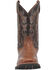 Image #4 - Laredo Men's Broken Bow Western Performance Boots - Broad Square Toe, Rust Copper, hi-res