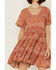 Image #3 - Bila Women's Toluca Short Sleeve Mini Dress, Caramel, hi-res