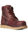 Image #1 - Ariat Men's Rusted Copper Rebar Wedge 6" H20 Work Boot - Composite Toe , Brown, hi-res