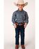 Roper Boys' Amarillo Paisley Print Long Sleeve Western Button Down Shirt, No Color, hi-res