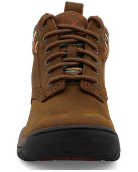 Image #4 - Twisted X Women's 4" All Around Lace-Up Hiking Multi Brown Work Boot - Round Toe , Brown, hi-res