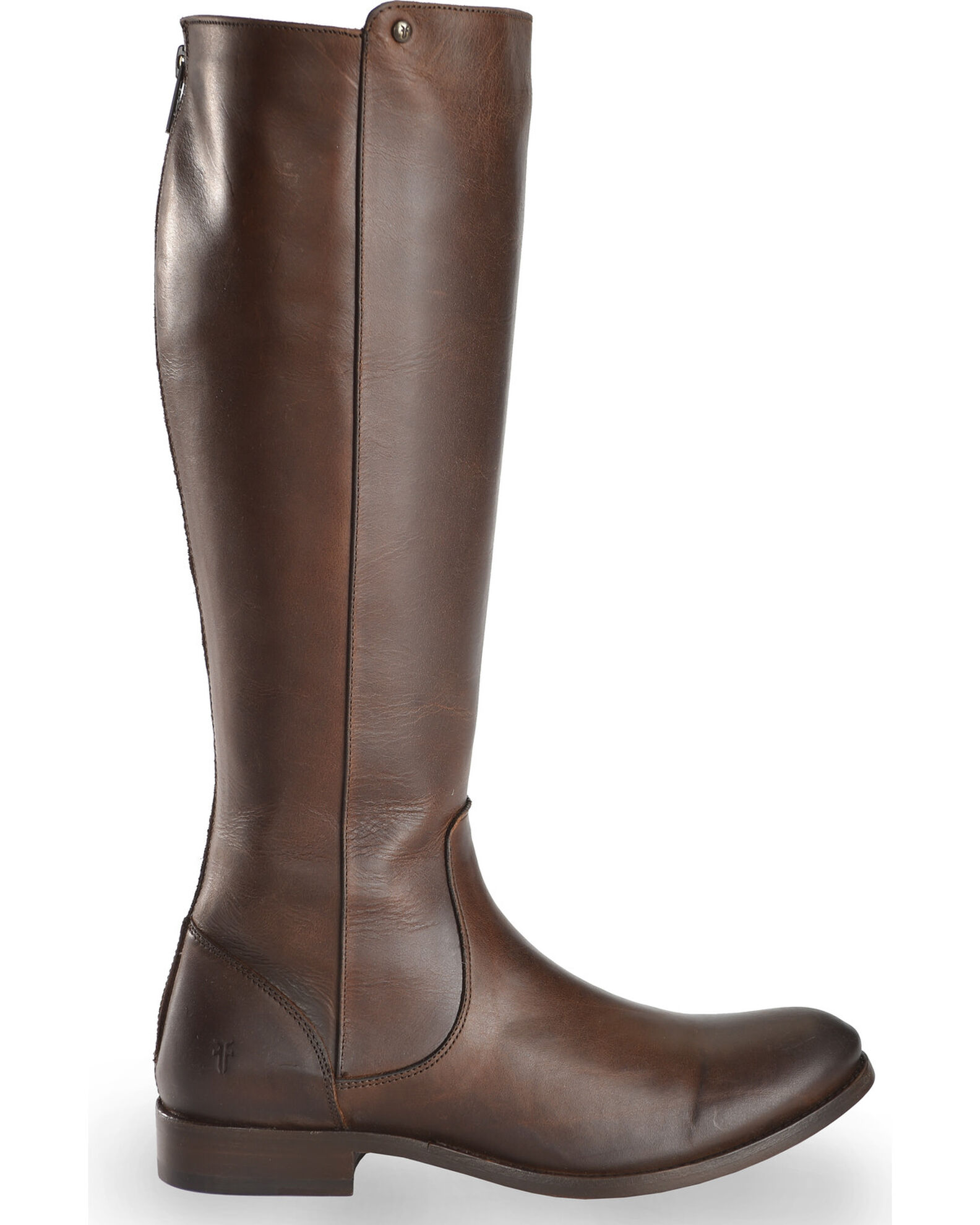 Frye melissa stud back zip black store