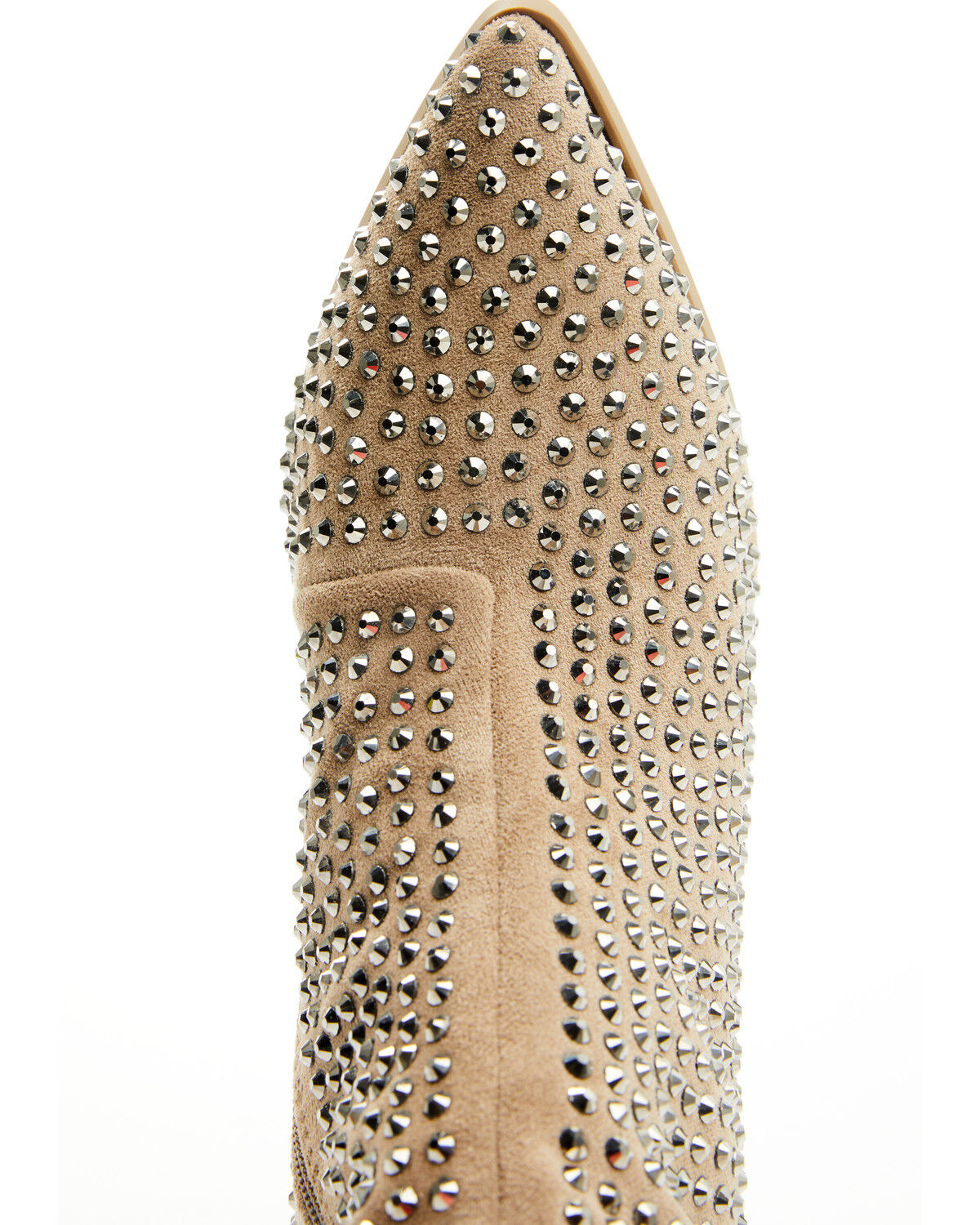Image #6 - Very G Women's Swagger Rhinestone Booties - Snip Toe, Taupe, hi-res