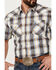 Rodeo Clothing Men's Plaid Print Short Sleeve Snap Western Shirt, Yellow, hi-res