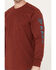 Image #3 - Hawx Men's Long Sleeve Work T-Shirt, Medium Red, hi-res