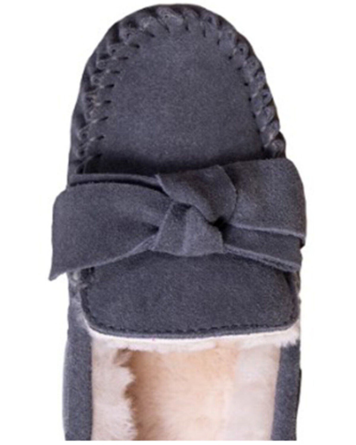 Image #5 - Cloud Nine Women's Scarlet Sheepskin Moccasins, Grey, hi-res