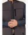 Image #3 - RANK 45® Men's Millford Solid Softshell Vest, Charcoal, hi-res