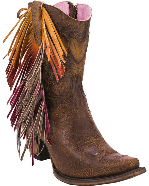 Image #1 - Junk Gypsy by Lane Women's Brown Spirit Animal Boots - Snip Toe , Brown, hi-res