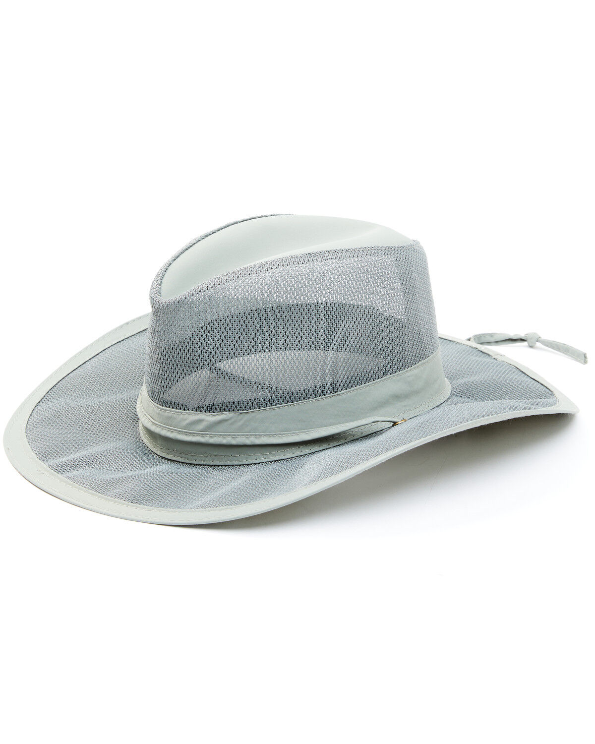 Image #1 - Hawx Men's Mesh Vented Work Sun Hat, Grey, hi-res