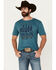 Image #1 - Moonshine Spirit Men's White Lightning Short Sleeve Graphic T-Shirt, Light Grey, hi-res