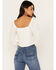 Image #4 - Idyllwind Women's Swiss Dot Lace Poet Blouse, Ivory, hi-res