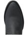 Image #6 - Lane Women's Plain Jane Midi Western Boots - Round Toe, Black, hi-res