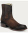 Image #1 - Corral Men's Burnished Western Ankle Boots - Round Toe, Brown, hi-res