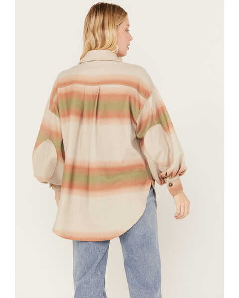 Image #4 - Free People Women's Ombre Serape Print Ruby Jacket, Ivory, hi-res