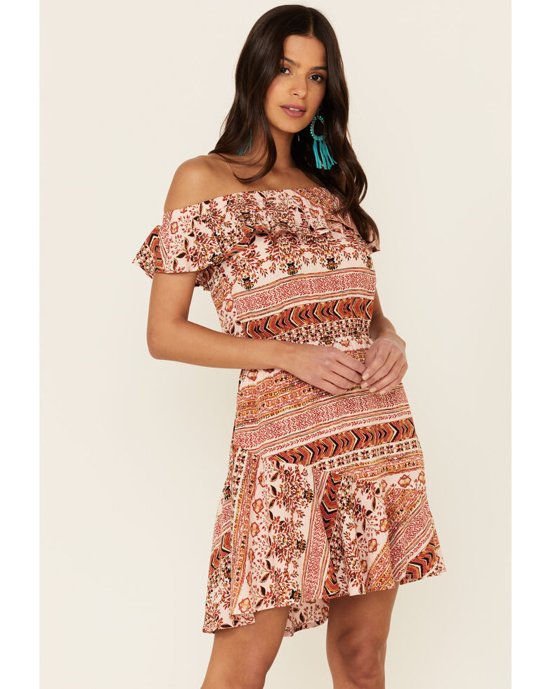 Idyllwind Women's Southwestern Made For This Dress, Blush, hi-res
