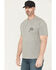 Image #3 - Ariat Men's Rebar Cotton Strong Hardhead Short Sleeve Work T-Shirt, Grey, hi-res