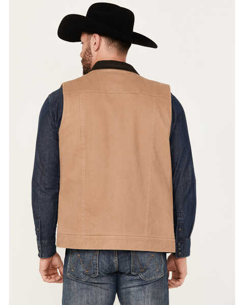 Image #4 - Cody James Men's Ozark Button-Down Vest, Tan, hi-res