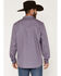 Image #4 - Moonshine Spirit&reg; Men's Plum Terrain Geo Print Long Sleeve Snap Western Shirt, Purple, hi-res