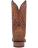 Image #5 - Dan Post Men's Saddle Bison Performance Western Boots - Broad Square Toe, Tan, hi-res