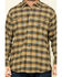 Ariat Men's Olive Rebar Flannel Durastretch Plaid Long Sleeve Work Shirt - Tall , Olive, hi-res