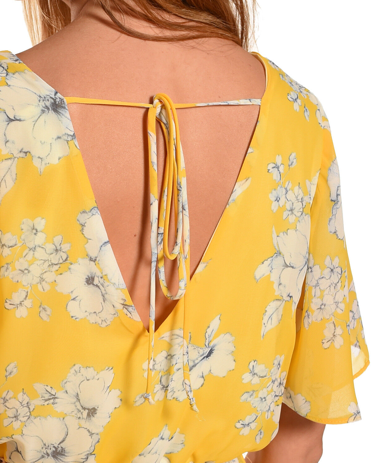 yellow romper dress