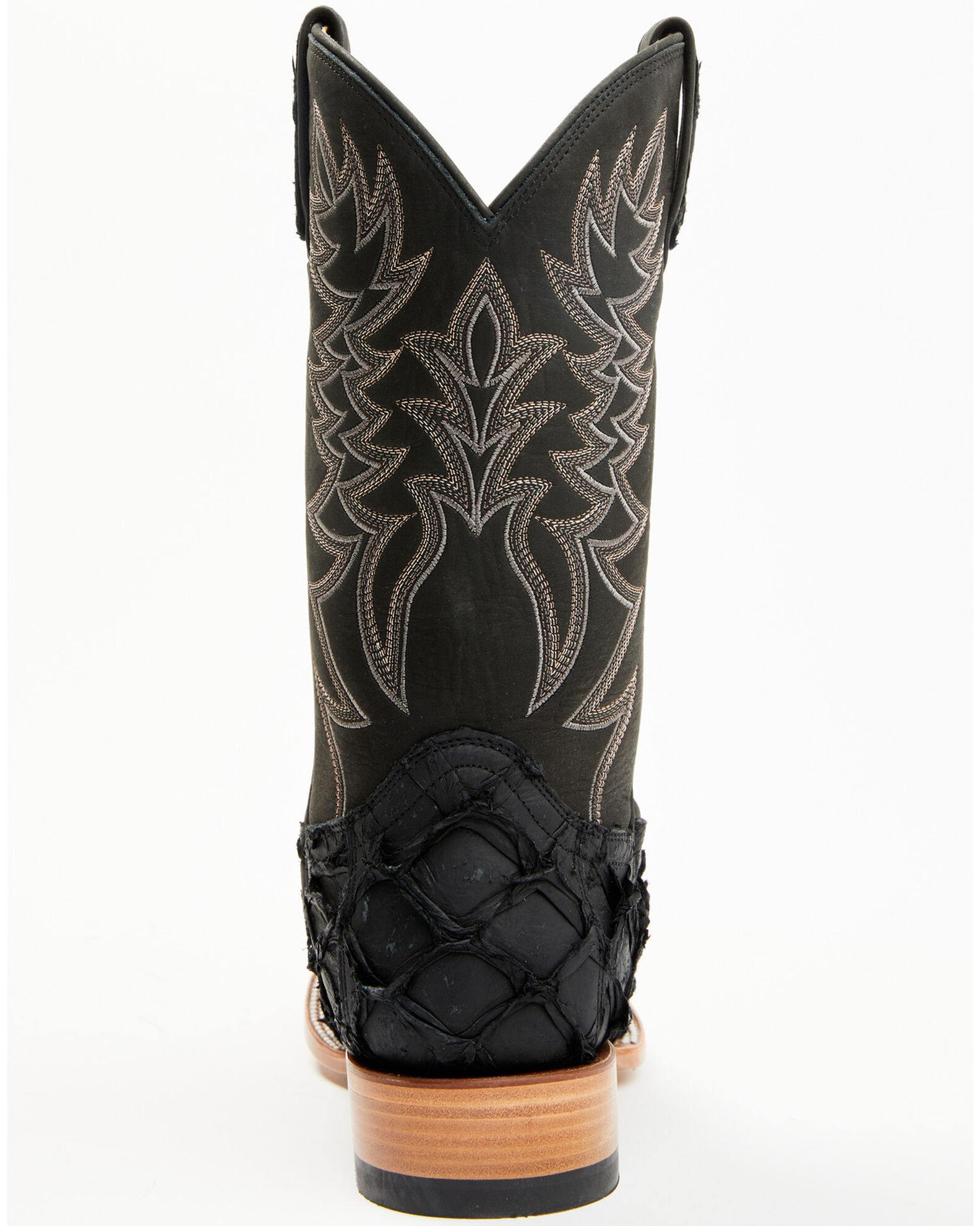Image #5 - Cody James Men's Exotic Pirarucu Western Boots - Broad Square Toe, Black, hi-res