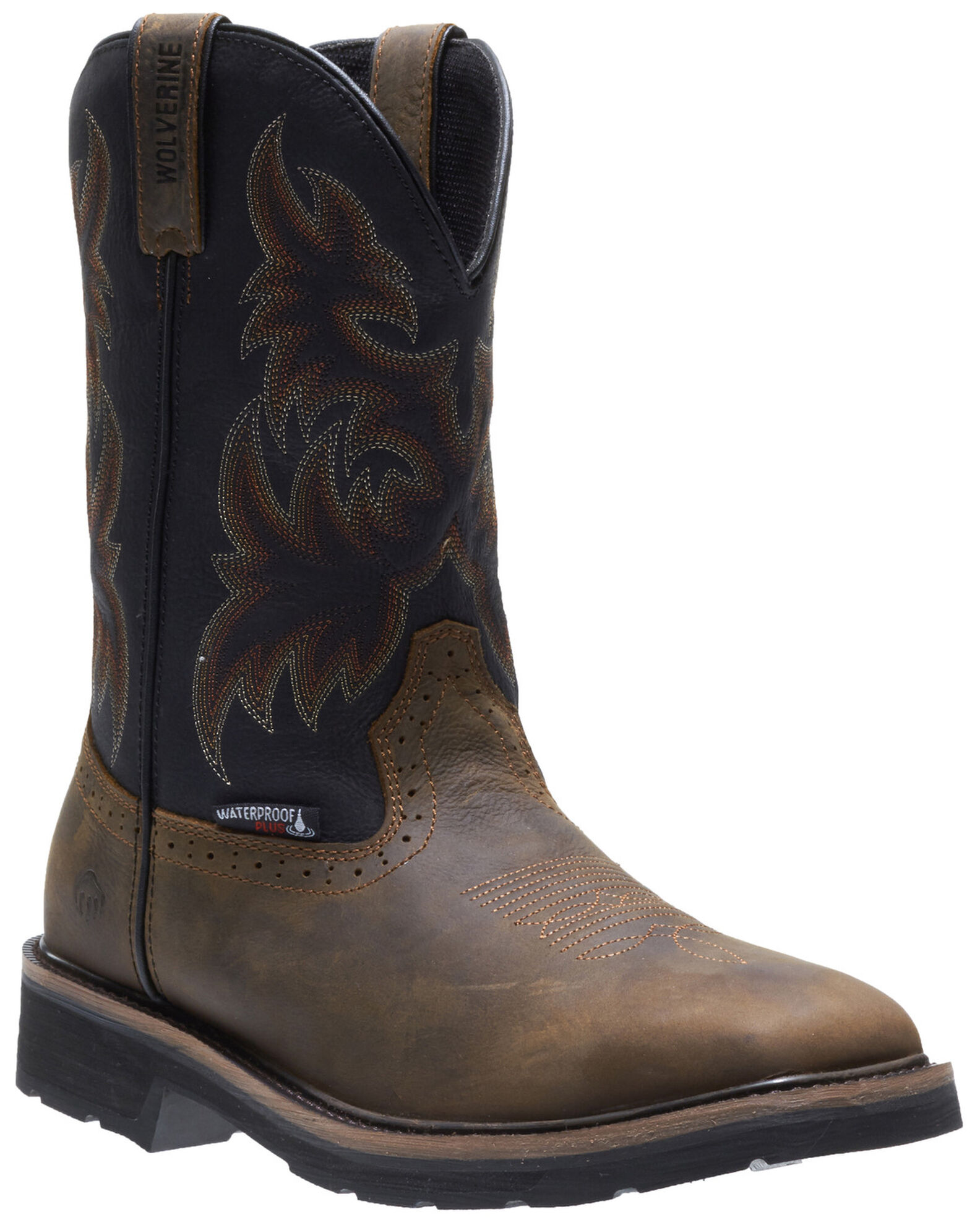 Wolverine Men s Rancher Waterproof Wellington Work Boots Steel Toe Sheplers