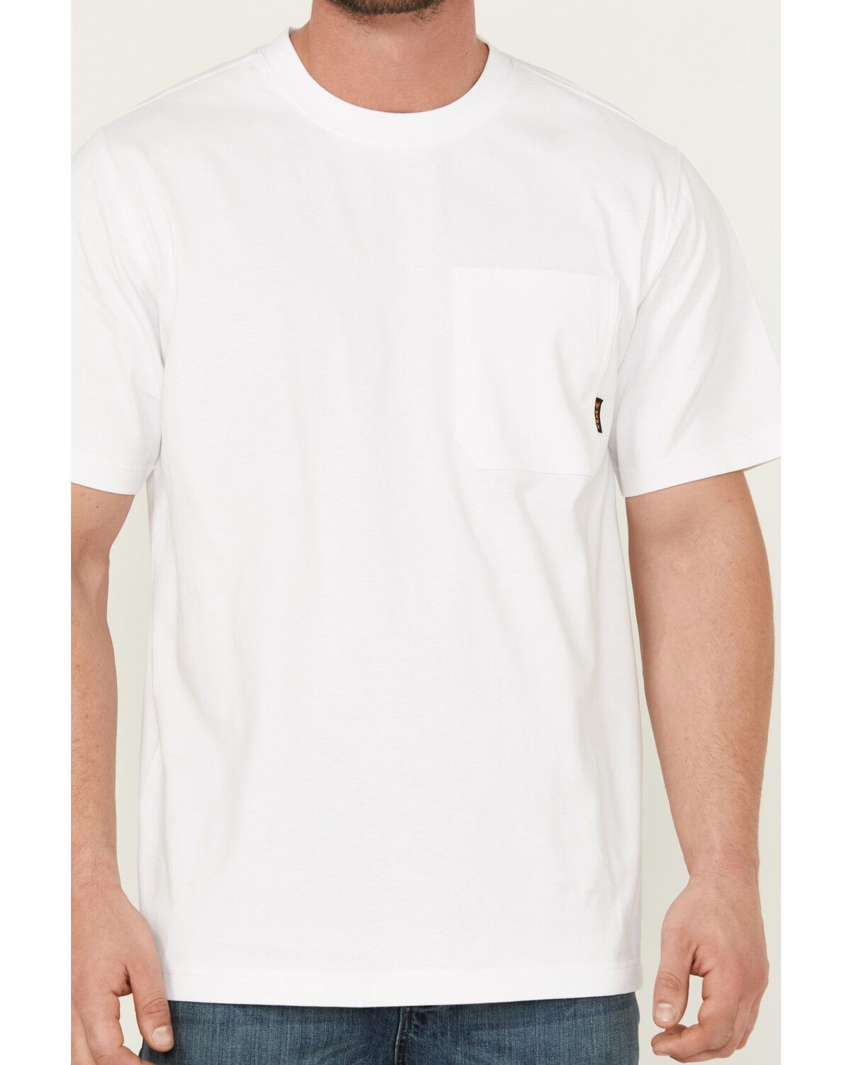 Image #3 - Hawx Men's Forge Solid Short Sleeve T-Shirt, White, hi-res