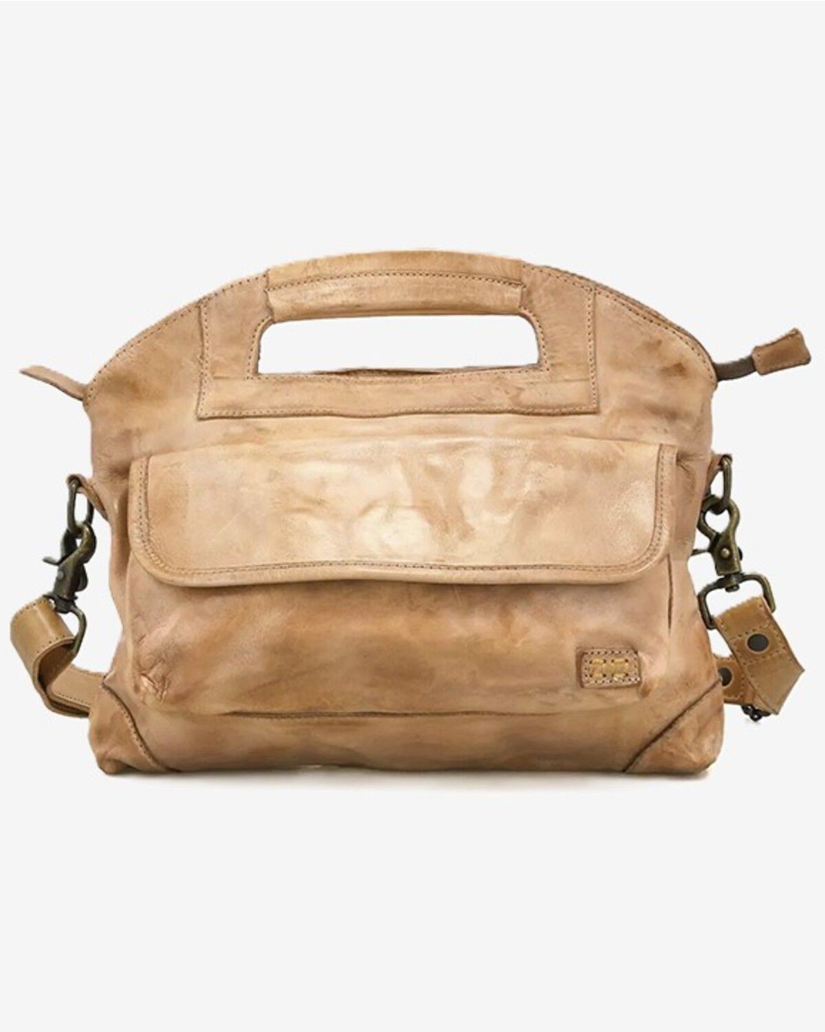 Image #1 - Bed Stu Women's Greenway Handled Handbag, Tan, hi-res
