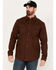 Image #1 - Cody James Men's FR Solid Long Sleeve Snap Western Shirt, Cognac, hi-res