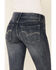 Image #4 - Wrangler Women's Medium Wash Straight Leg Jeans, Med Blue, hi-res
