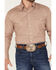 Image #3 - Rough Stock by Panhandle Men's Geo Print Long Sleeve Stretch Western Shirt, Taupe, hi-res