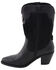 Image #4 - Milwaukee Leather Women's Snake Print Western Boots - Round Toe, Black, hi-res