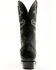 Image #5 - El Dorado Men's Exotic American Alligator Western Boots - Square Toe, Black, hi-res