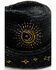 Image #2 - Shyanne Women's Celestial Sunshine Straw Western Fedora, Black, hi-res