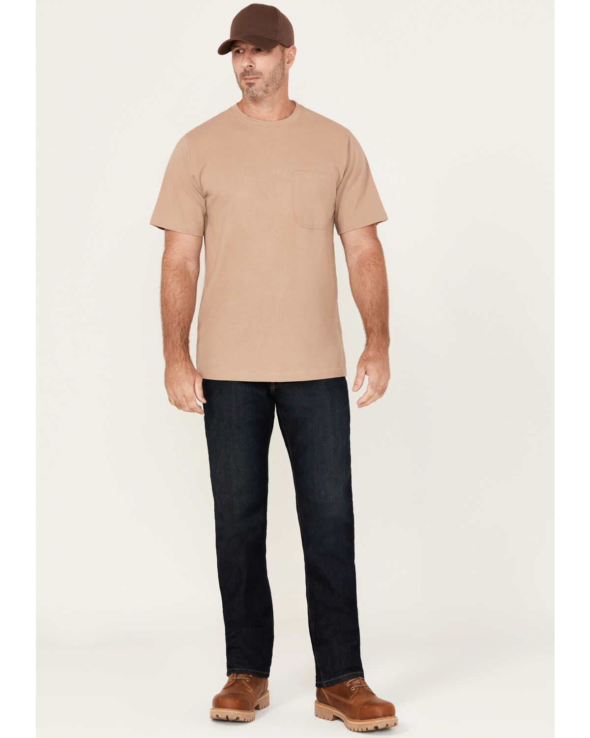 Image #1 - Ariat Men's Rebar M4 Blackstone Durastretch Basic Stackable Straight Work Jeans, Blue, hi-res