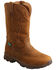 Twisted X Women's Wellington Waterproof Work Boots - Round Toe, Brown, hi-res