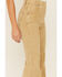 Lee Women's Corduroy High Rise Flare Jeans, Tan, hi-res