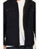Image #3 - Lucky Brand Workwear Men's Sherpa Lined Hooded Canvas Chore Coat, Navy, hi-res