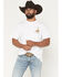 Image #2 - Ariat X Sendero Provisions Men's Fool Me Once Short Sleeve Graphic T-Shirt, White, hi-res