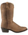 Cody James Boys' Western Boots - Round Toe, Brown, hi-res