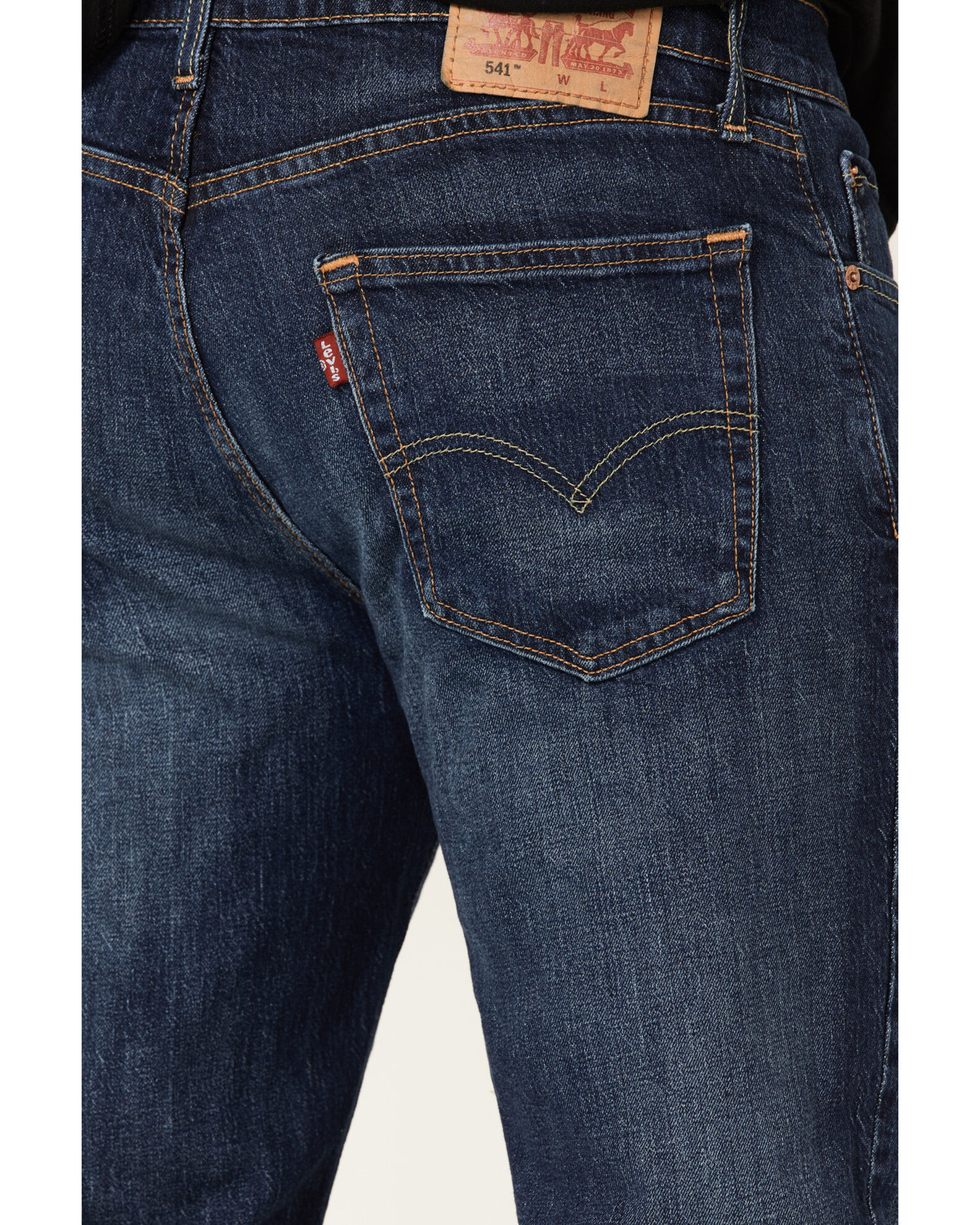 Levi s Men s 541 Antient Ways Dark Wash Athletic Fit Taper Stretch Jeans Sheplers
