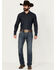 Image #1 - Rock & Roll Denim Men's Revolver Medium Vintage Wash Slim Straight Reflex Denim Jeans, Medium Wash, hi-res